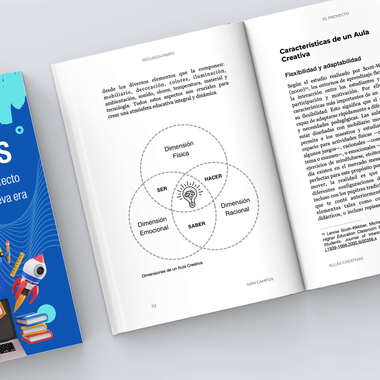 Páginas interiores del libro Aulas Creativas® 2