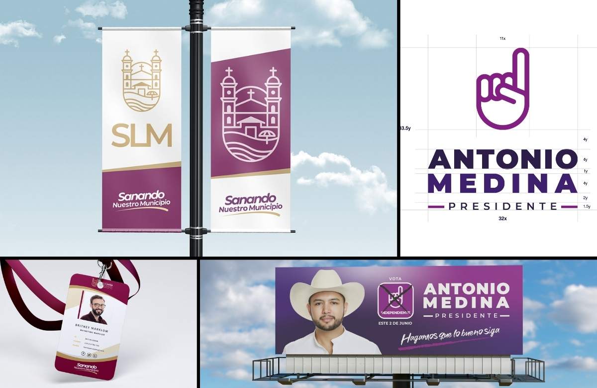 Aplicaciones de identidad visual para el Gobierno Municipal de Soto la Marina.